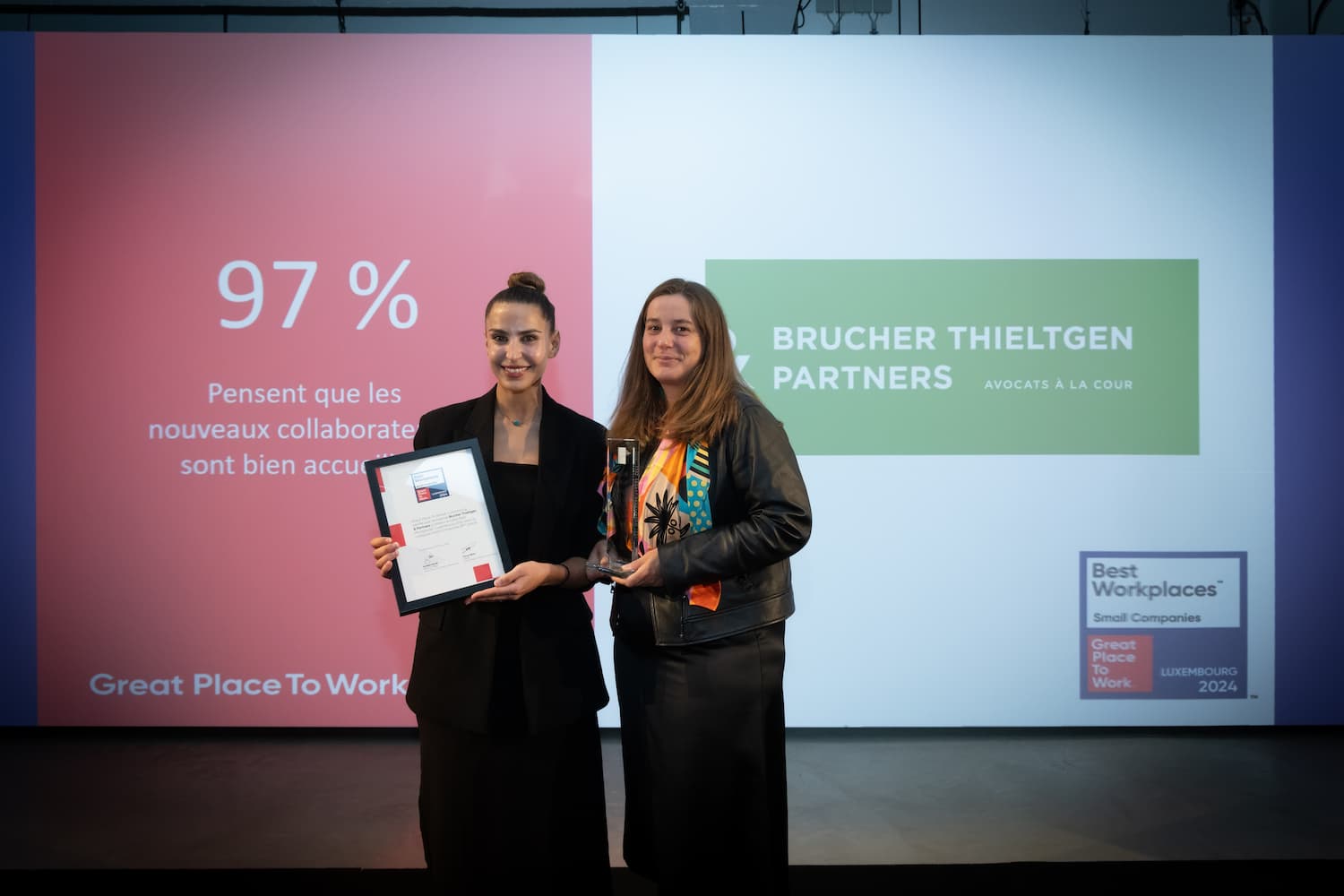  Brucher Thieltgen & Partners, N°8 Small Best Workplaces Luxembourg 2024