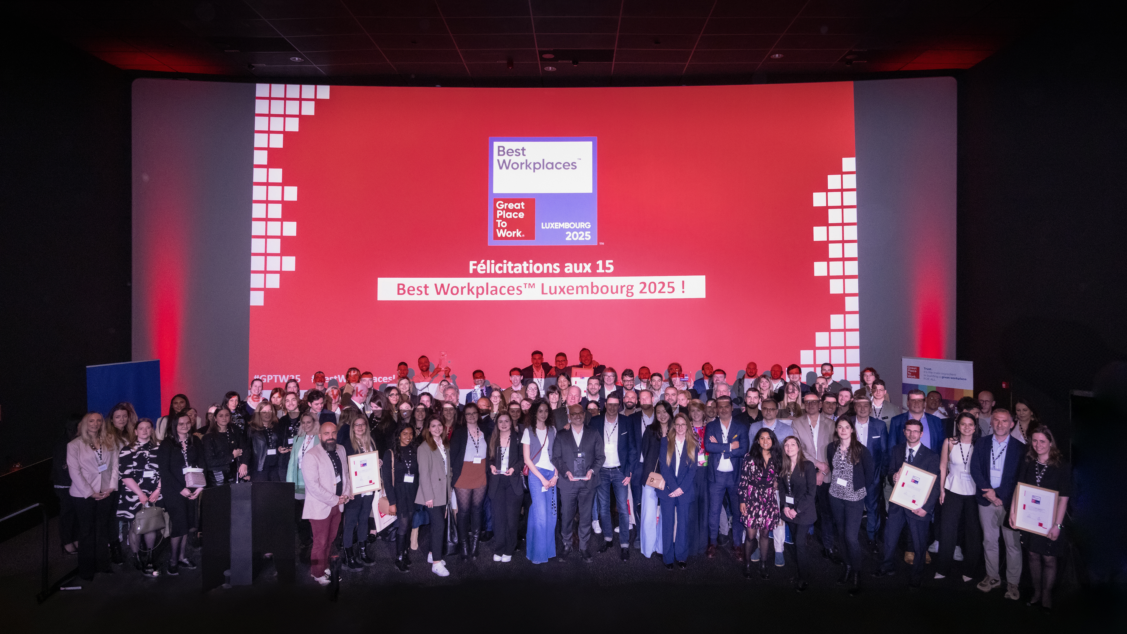 Great Place To Work® dévoile les 15 sociétés où il fait bon travailler au Luxembourg en 2025