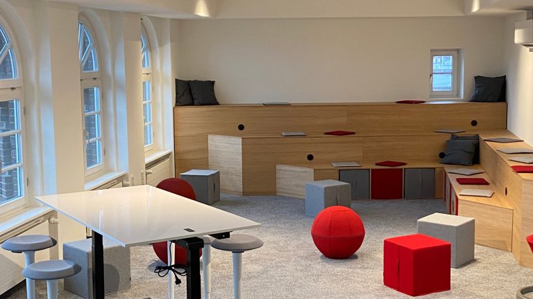 Collaboration space in the office in Hamburg