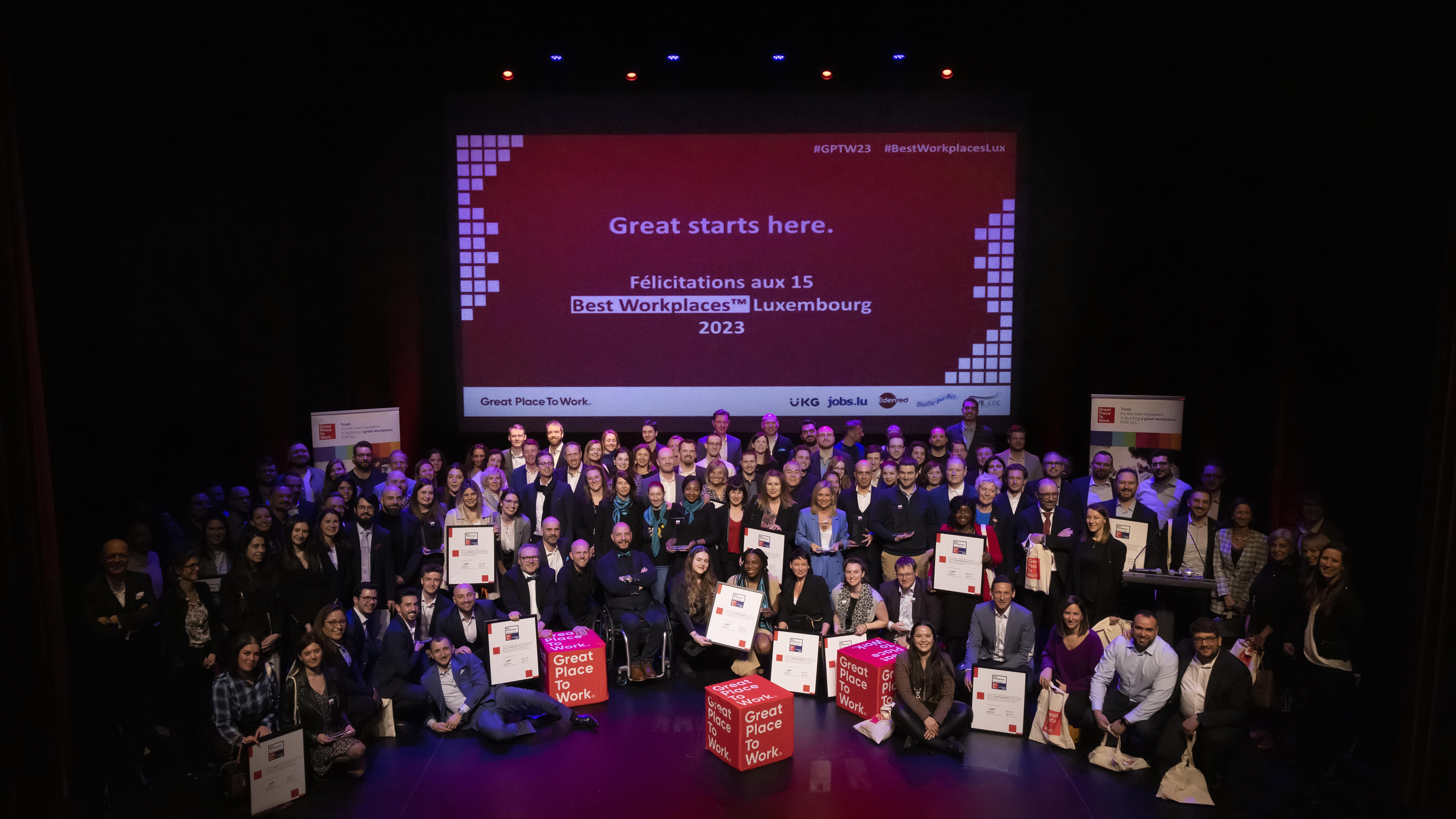  Great Place To Work® dévoile les 15 sociétés où il fait bon travailler au Luxembourg en 2023