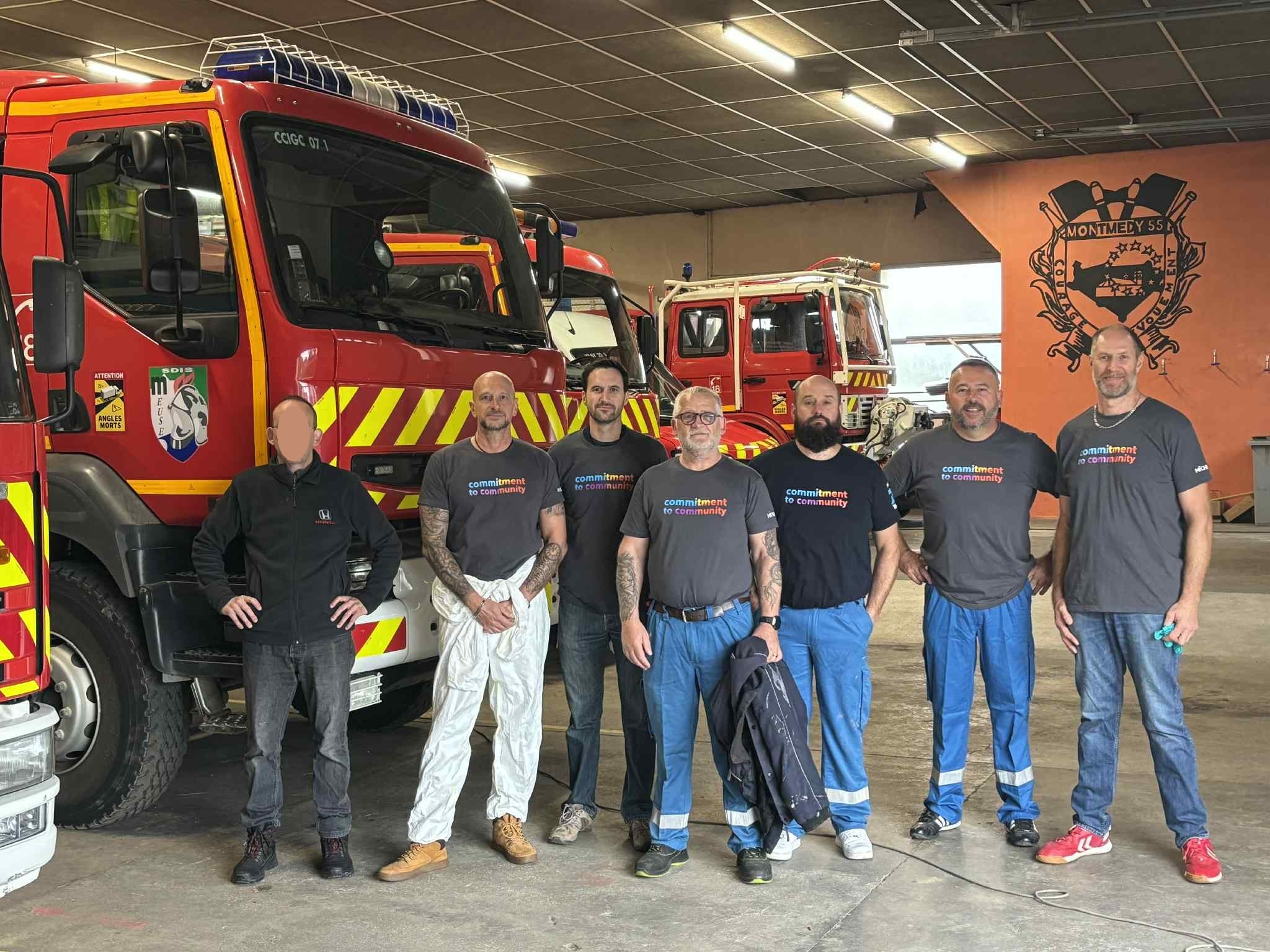 Community Day - with firefighters, support maintenance work on intervention equipment