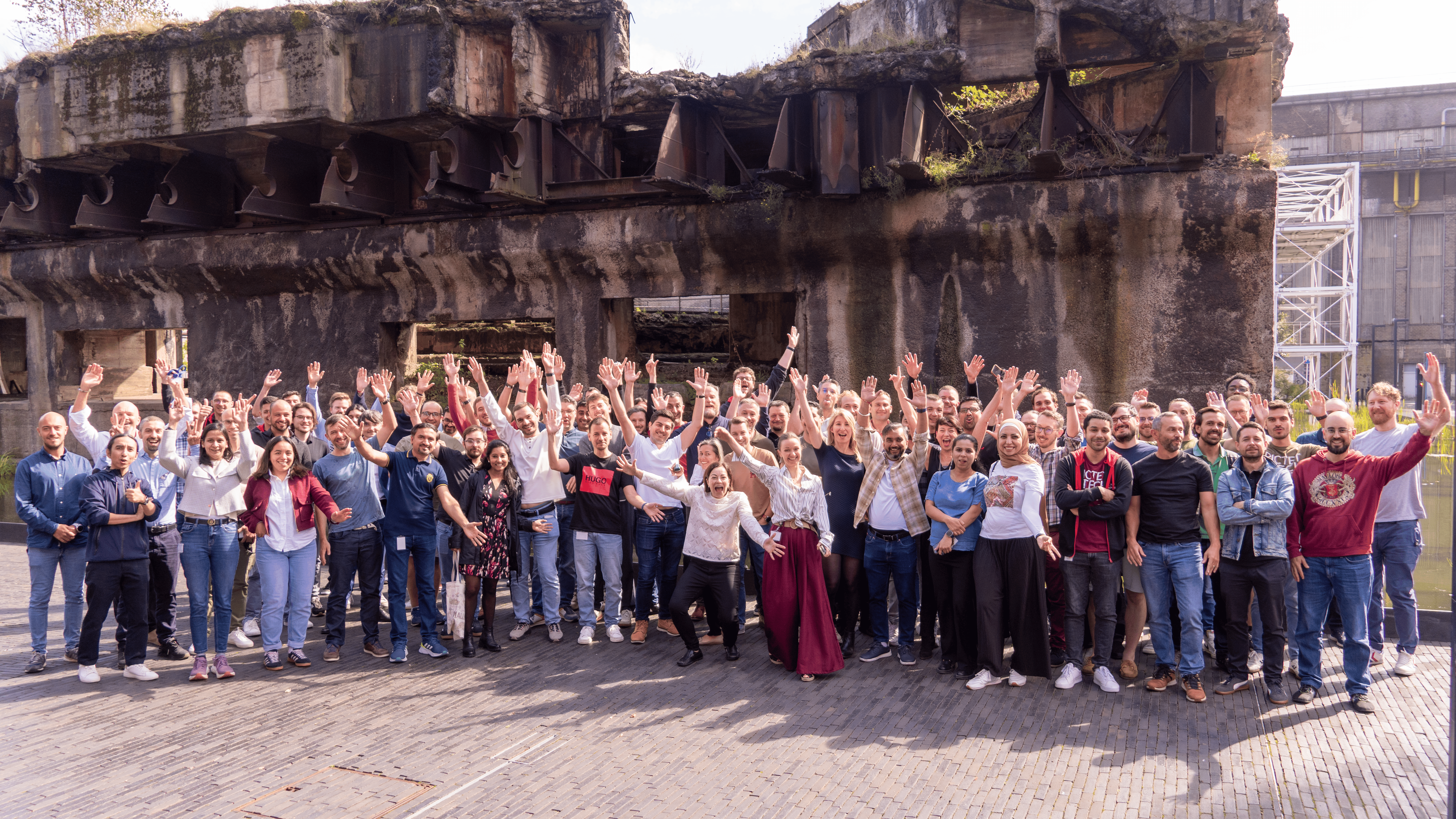 All of Pictet Tech Luxembourg, photo taken after a TownHall