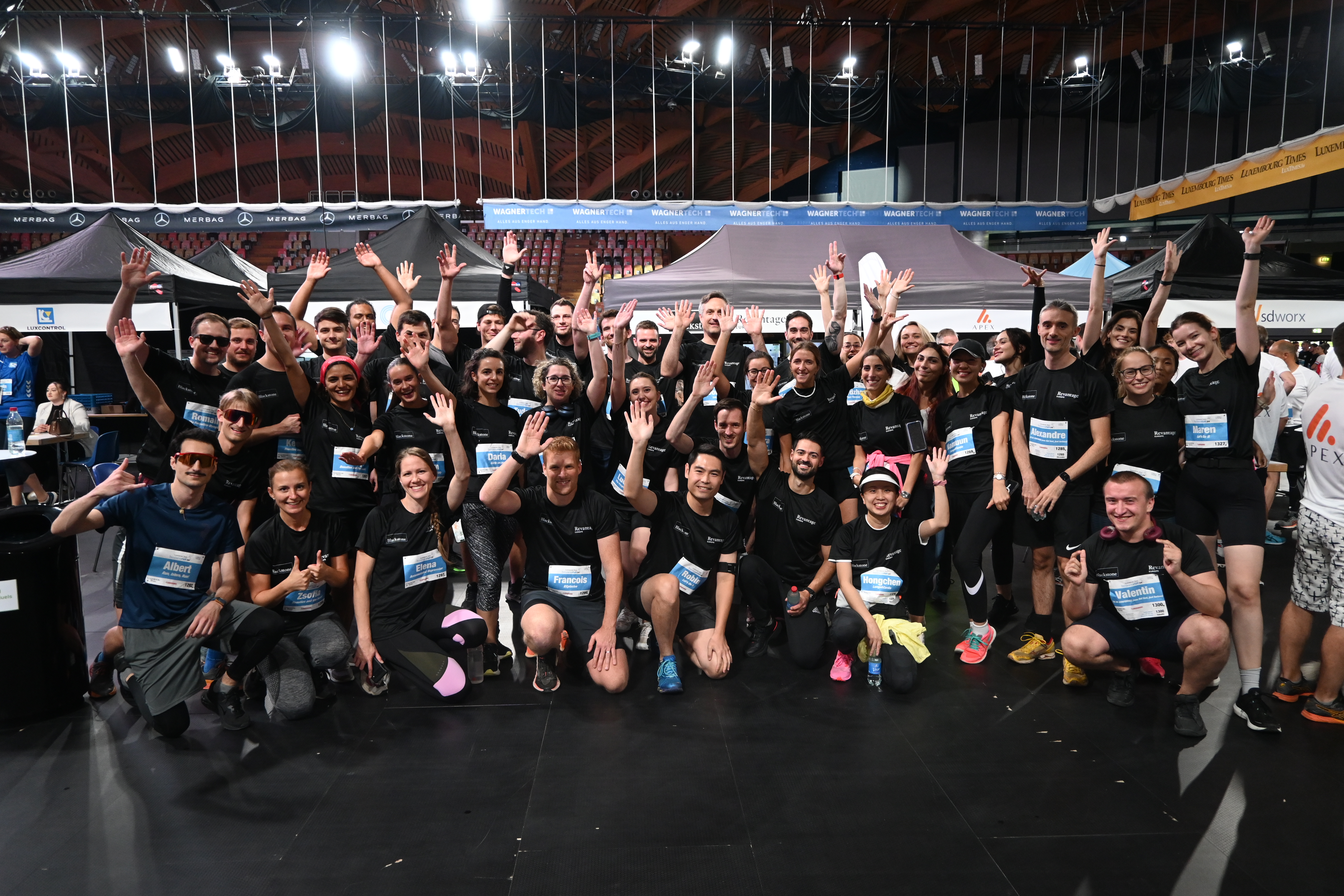 Luxembourg Times Business Run team