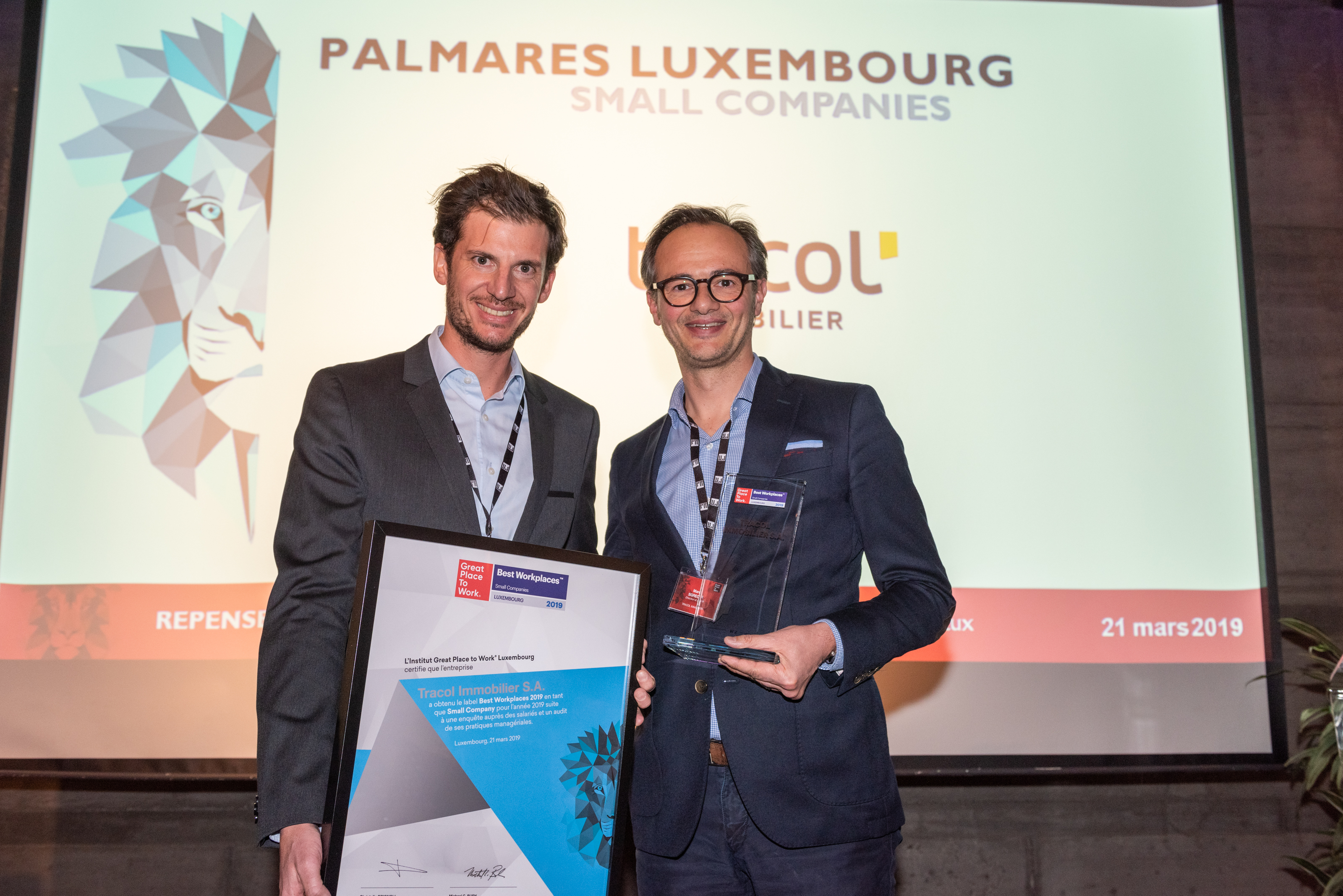  Interview Tracol : #2 Best Workplace Luxembourg (Small Companies)