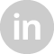 icon linkedin rund grau